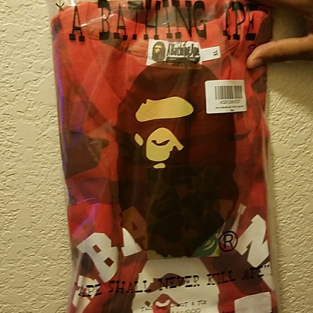 Bape shirt one day sale